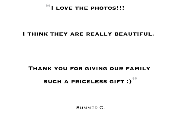 15th Street Photography: Testimonial 2 by Summer C